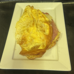 Omelette de jamón y queso