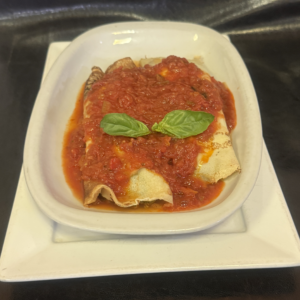 Canelones de verdura y carne